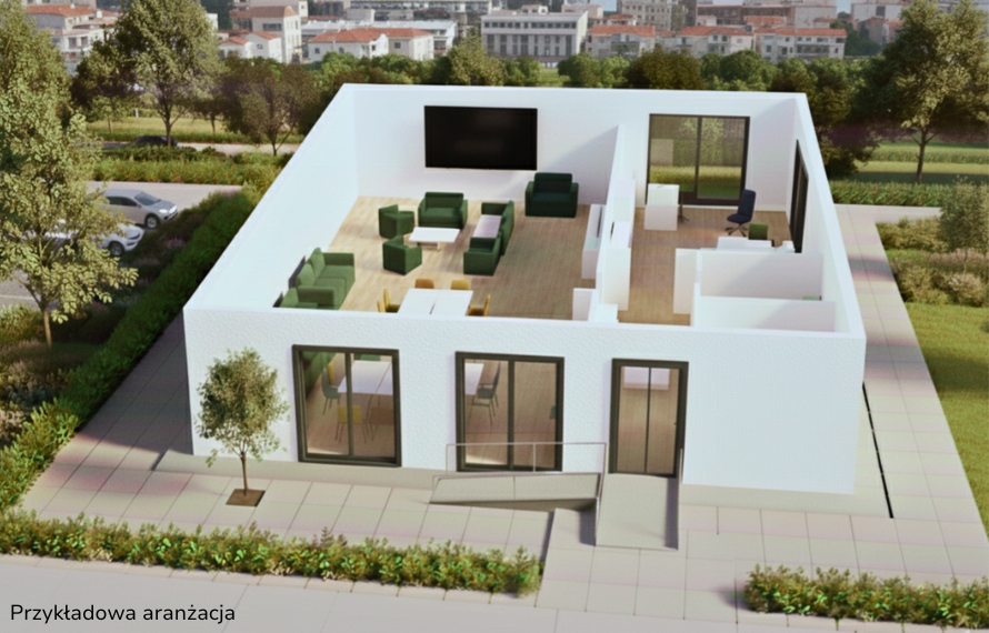 Dom prefabrykowany DH110 biurowy - HDH1011