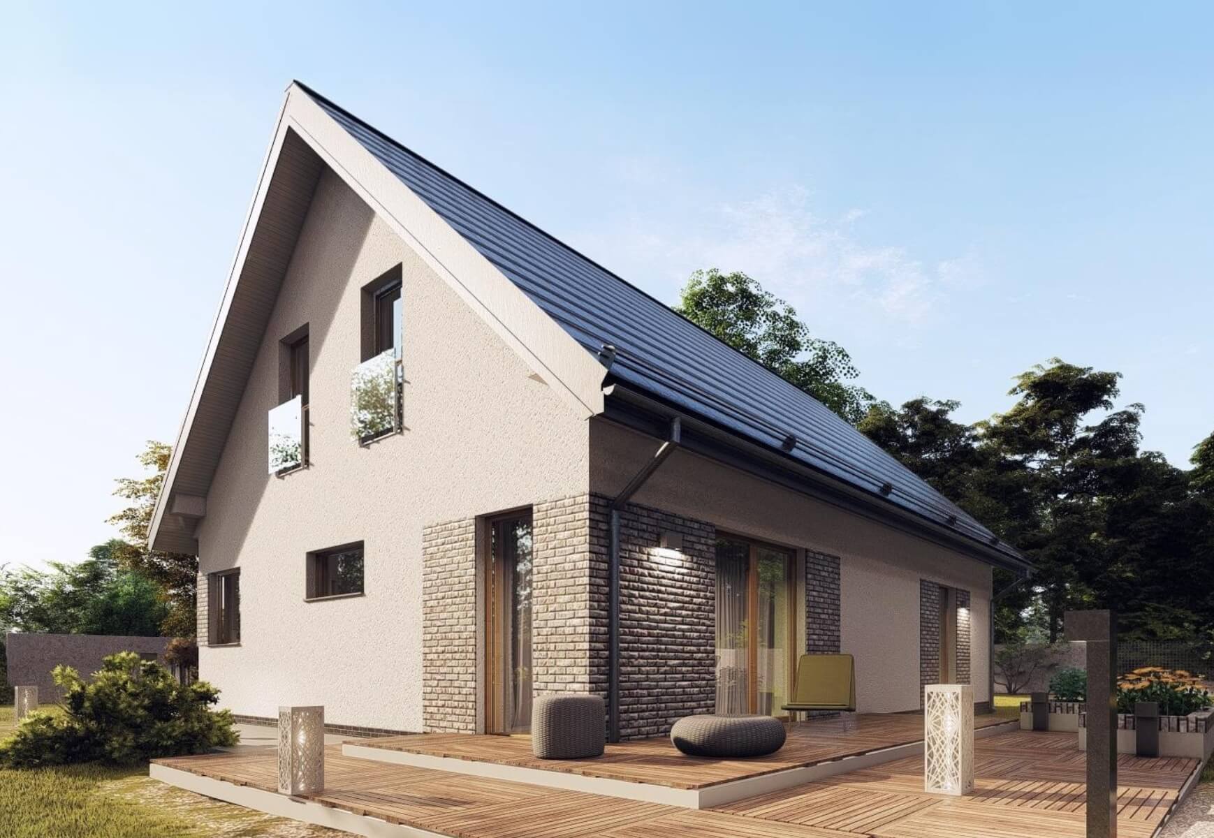 Dom keramzytowy Dom na 10 sposobów wersja klasyczna - HAK1002