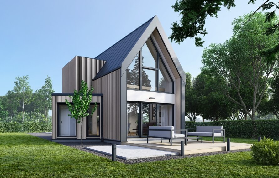 Dom prefabrykowany DH55 - HDH1002