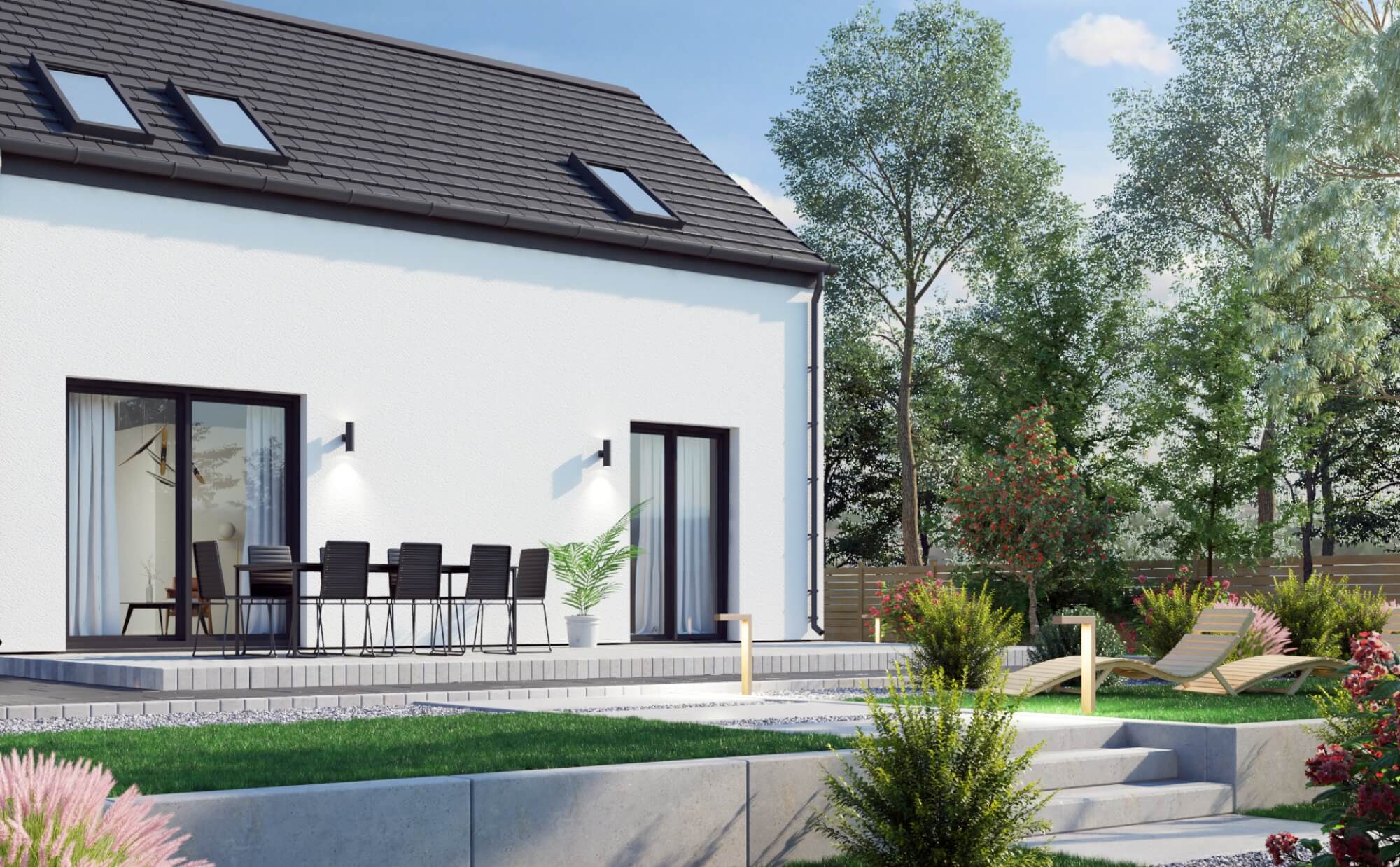 Dom prefabrykowany P.7 bez okapu - HPK1006