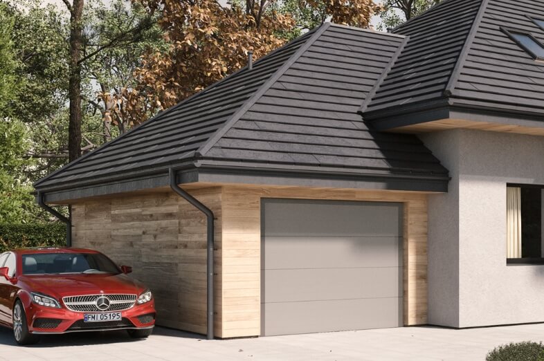 Dom murowany Diament z wiatą garażową - HDD1000