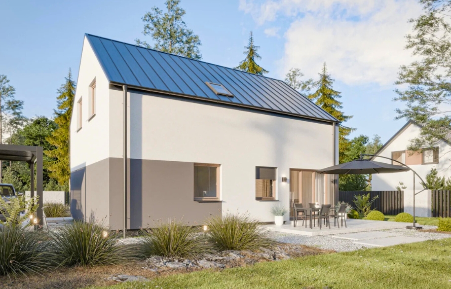 Dom prefabrykowany Piętrowy 130B - HFX1022