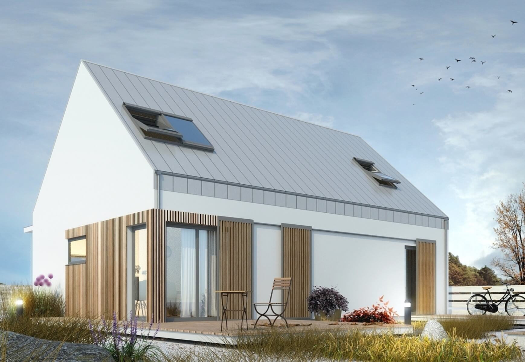 Dom murowany Dom na 10 sposobów wersja nowoczesna - HAD1007