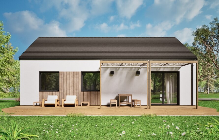 Dom murowany Eco 2 - HPE1007