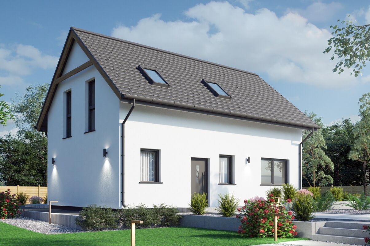 Dom prefabrykowany P.7 bez okapu - HPK1006