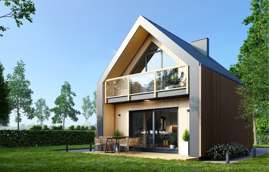 Dom prefabrykowany DH47 - HDH1001