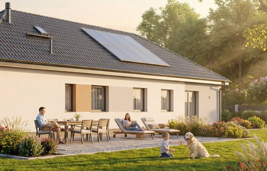 Dom prefabrykowany Parterowy 150A - HFX1038