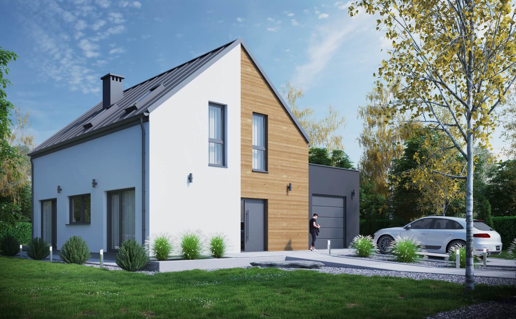 Dom prefabrykowany P.5 - HPK1004