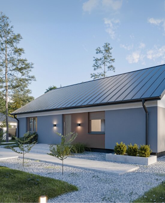 Dom prefabrykowany Parterowy 100D - HFX1011