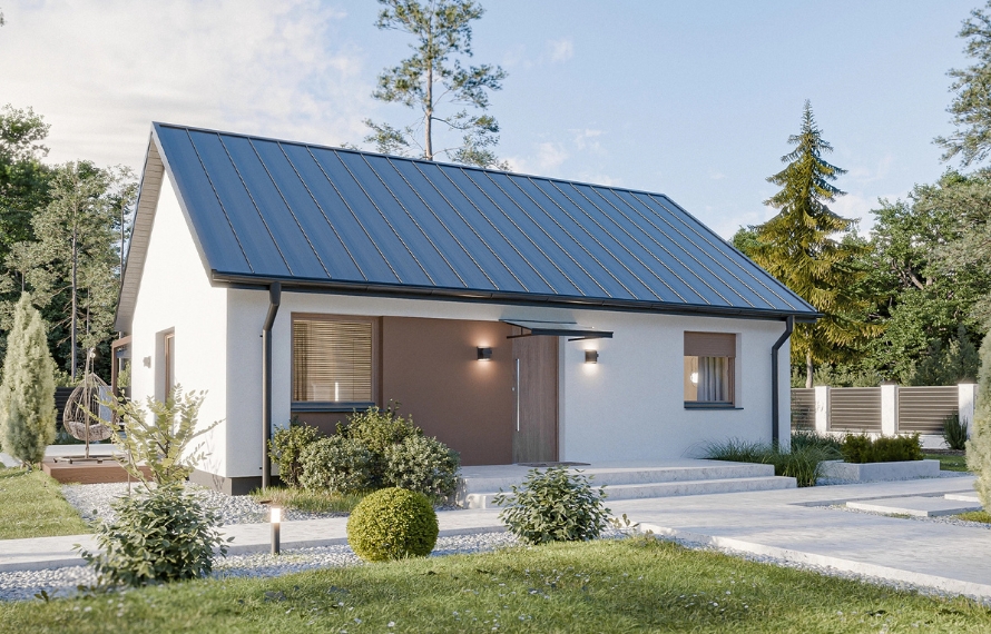 Dom prefabrykowany Parterowy 70B - HFX1001