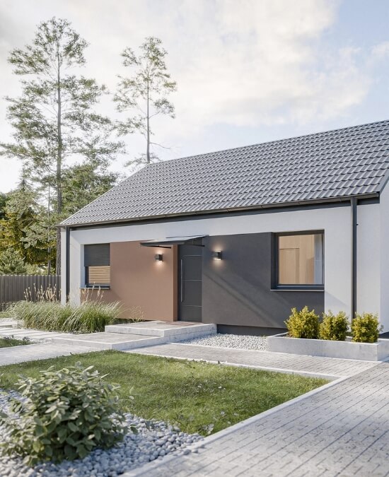 Dom prefabrykowany Parterowy 70A - HFX1000