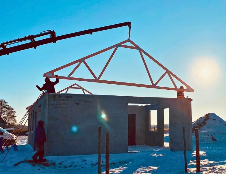 Dom prefabrykowany Parterowy 70A - HFX1000