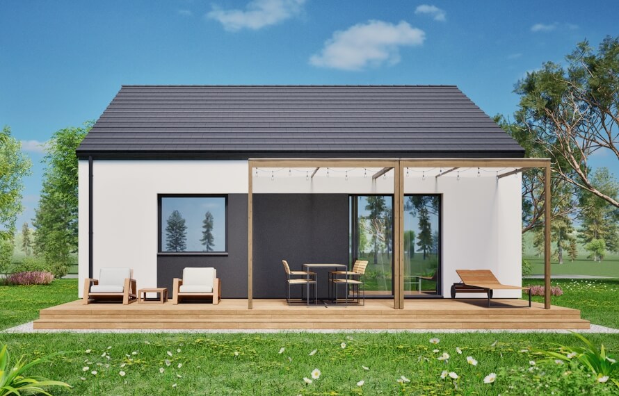 Dom murowany Eco 1 - HPE1006