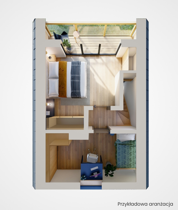 Dom prefabrykowany DH47 - HDH1001