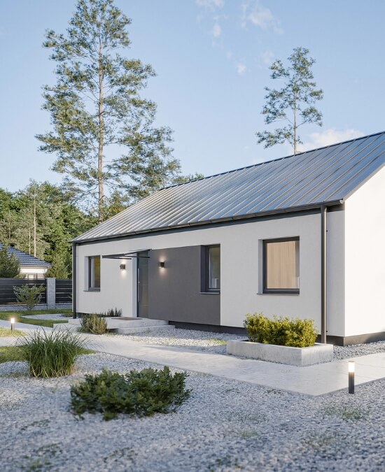 Dom prefabrykowany Parterowy 100E - HFX1012