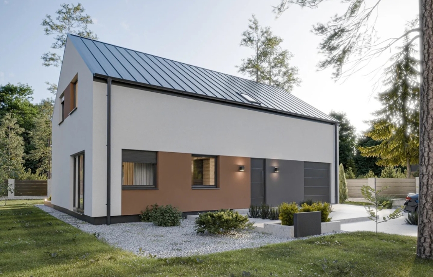 Dom prefabrykowany Stodoła 180B - HFX1028