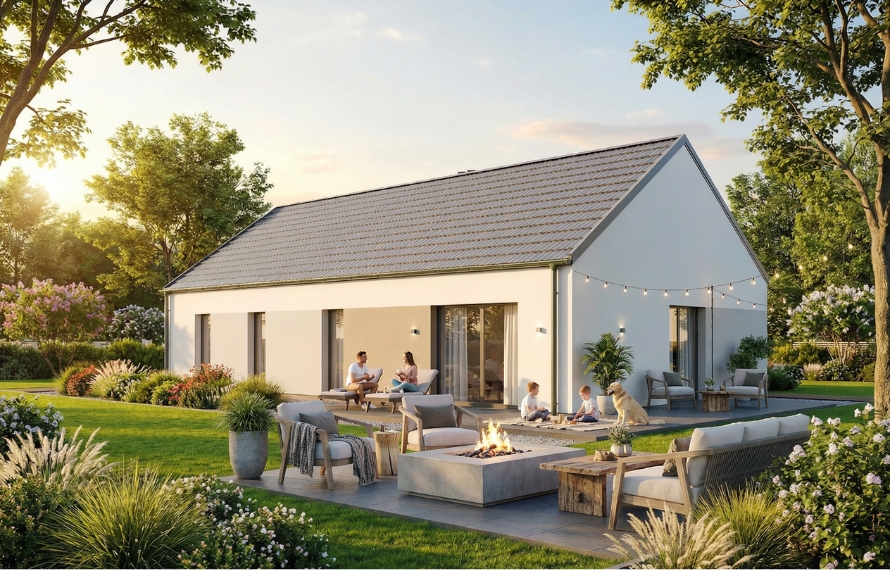 Dom prefabrykowany FastHome 120 - HFX1033