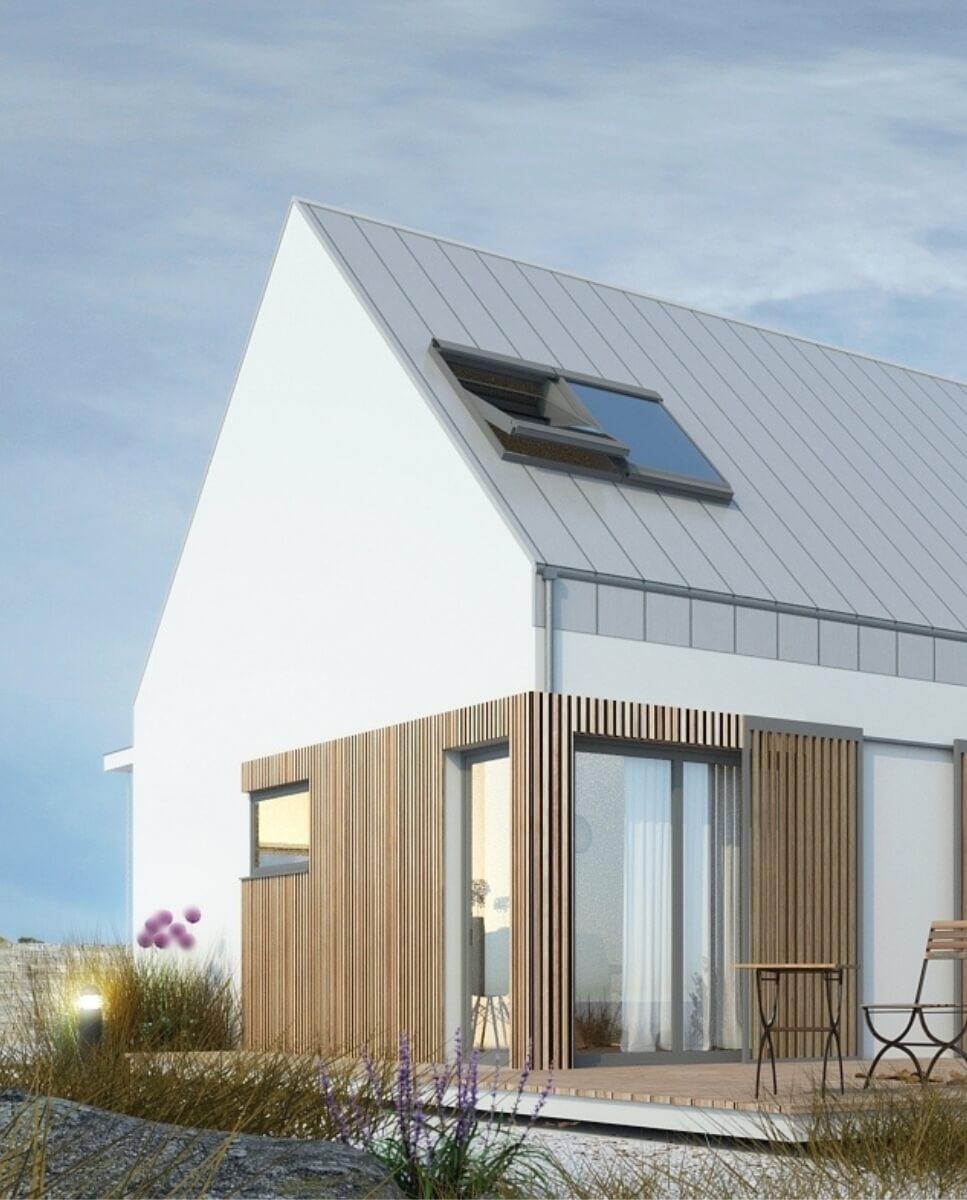 Dom murowany Dom na 10 sposobów wersja nowoczesna - HAD1007