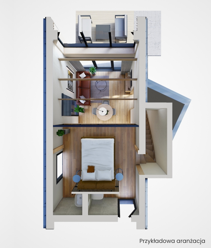 Dom prefabrykowany DH55 - HDH1002