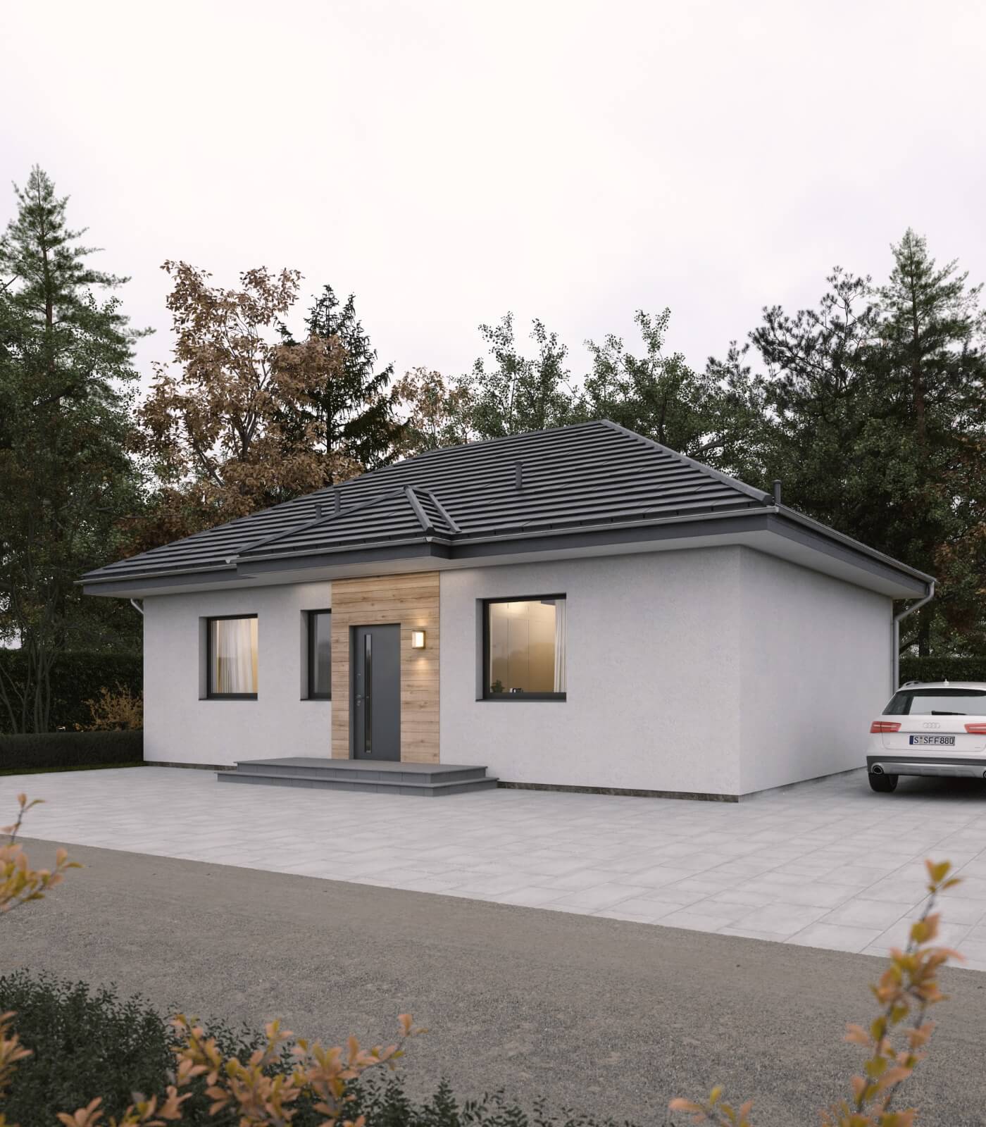 Dom murowany Szmaragd bez garażu - HDD1007