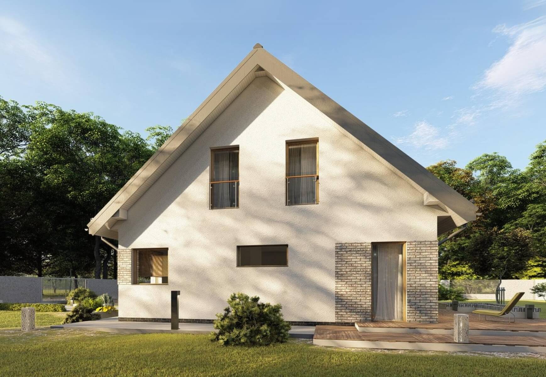 Dom murowany Dom na 10 sposobów wersja klasyczna - HAD1005