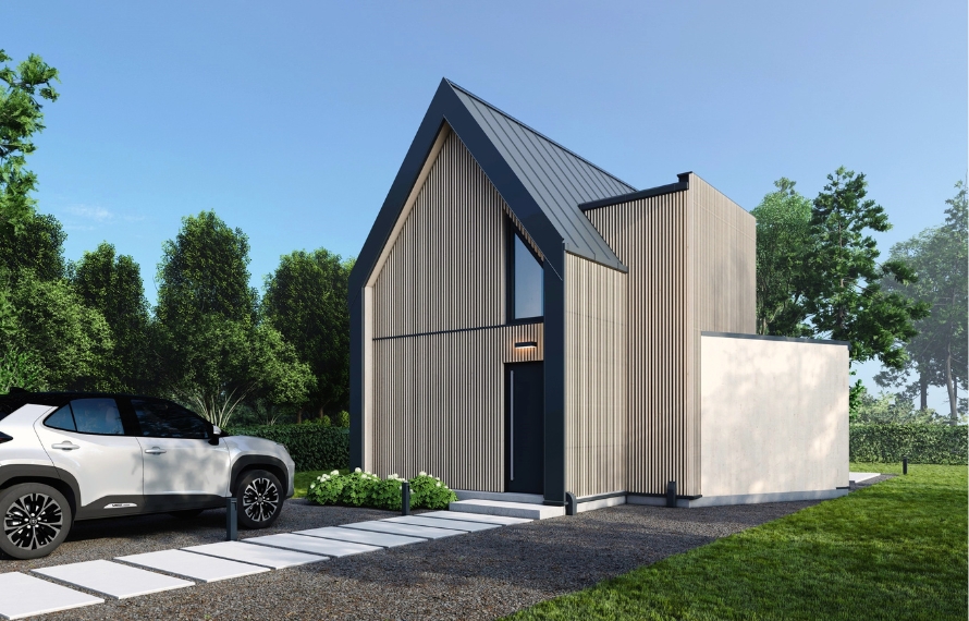 Dom prefabrykowany DH55 - HDH1002