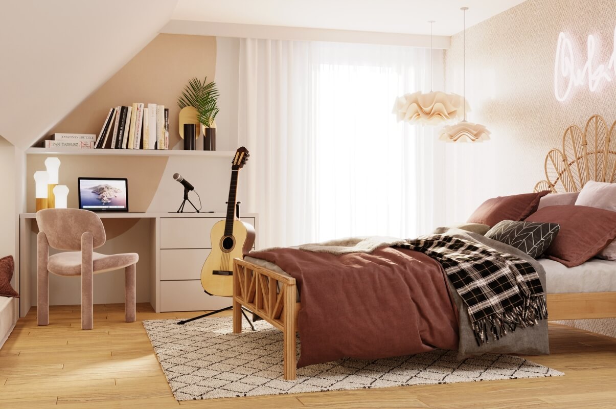 Dom murowany Szafir z wiatą garażową - HDD1003