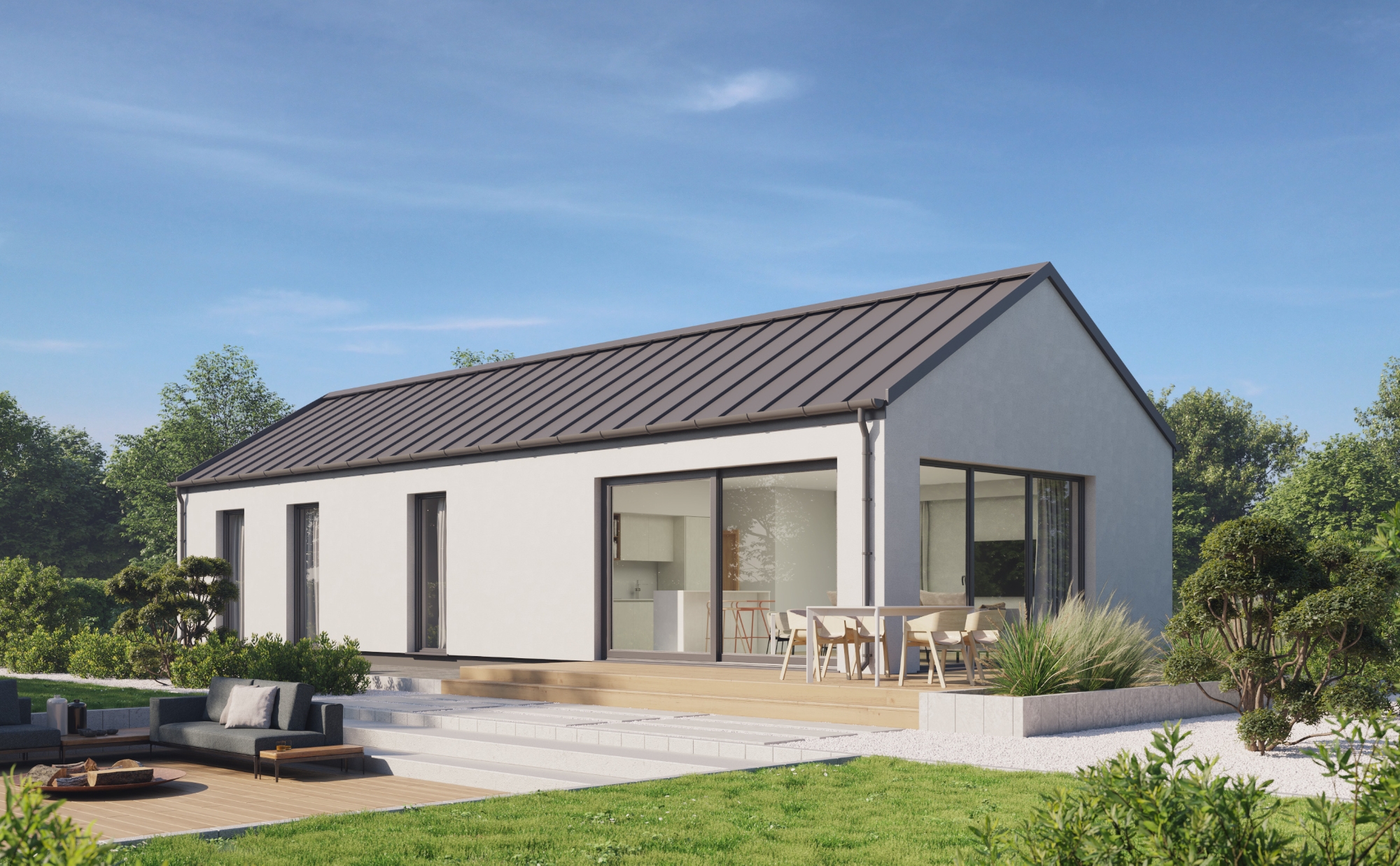 Dom prefabrykowany P.10 - HPK1009