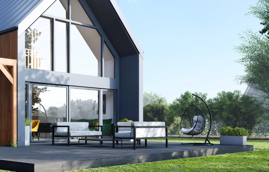 Dom prefabrykowany DH70-2 - HDH1005