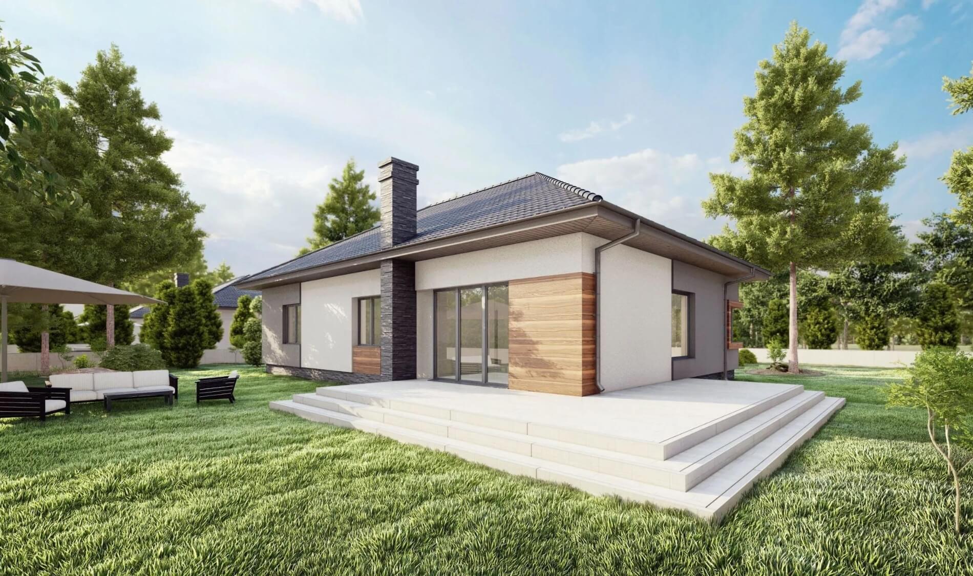 Dom prefabrykowany MP6 - HED1010