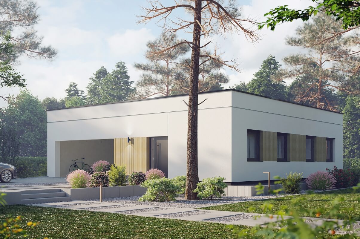 Dom prefabrykowany P.8 - HPK1007