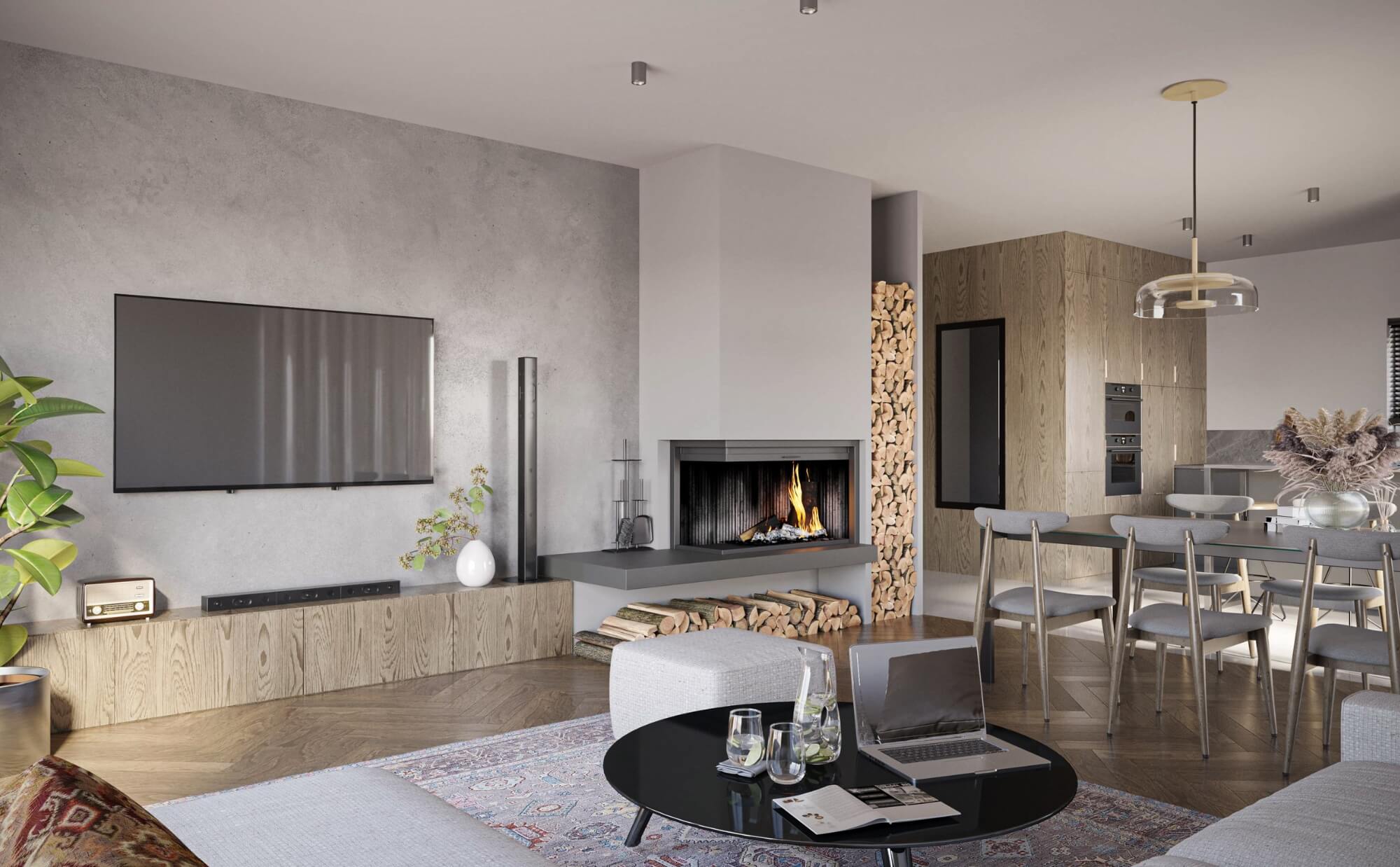 Dom prefabrykowany P.1 bez okapu - HPK1012