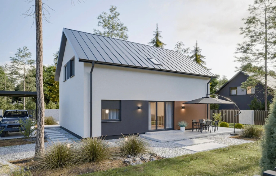 Dom prefabrykowany Stodoła 150C - HFX1026