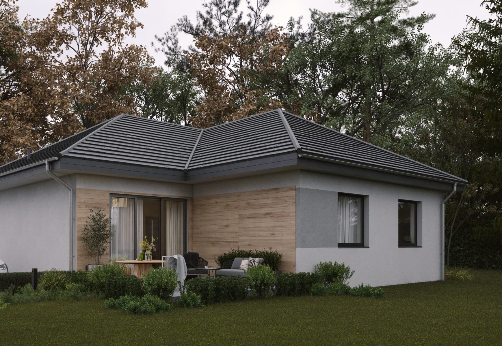 Dom murowany Szmaragd bez garażu - HDD1007