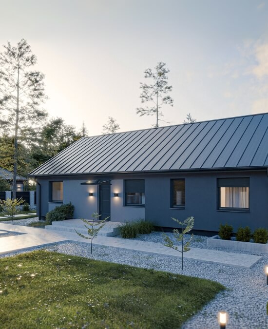 Dom prefabrykowany Parterowy 110B - HFX1013