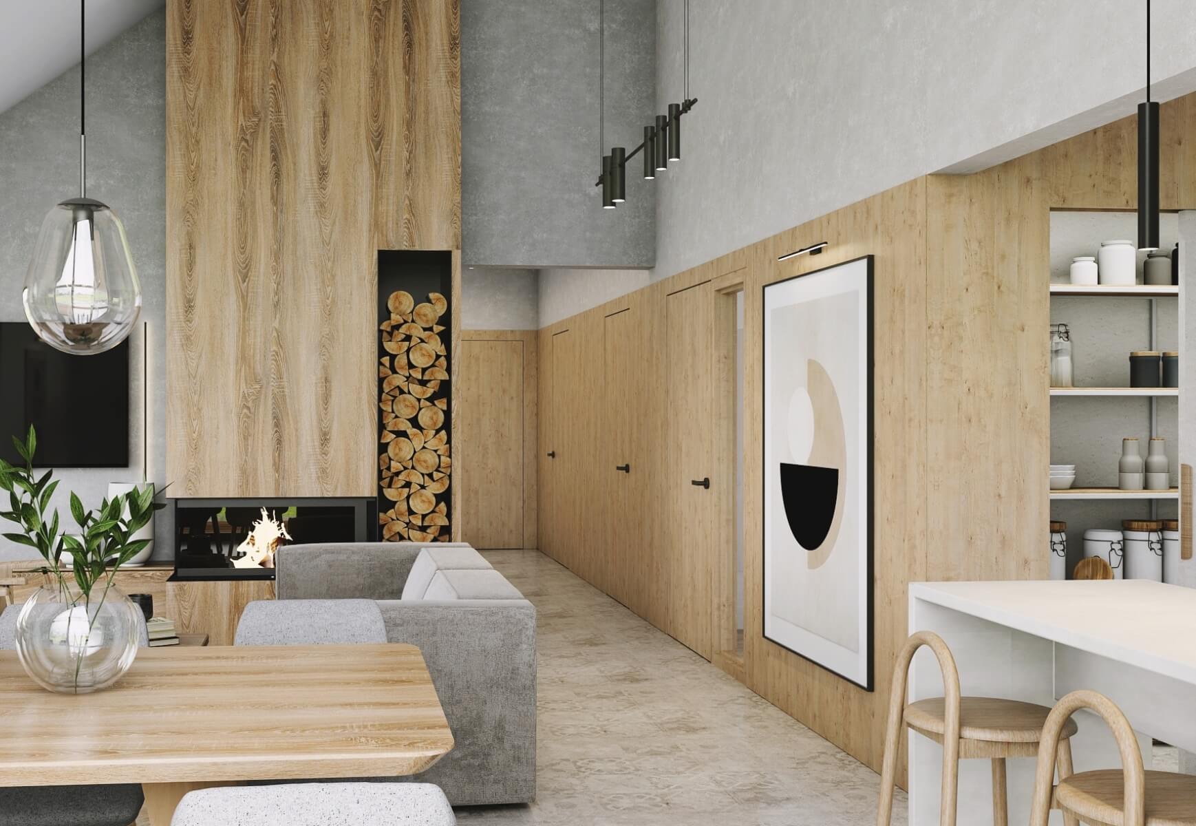 Dom murowany Atrakcyjna Stodoła wariant 1 - HAD1000