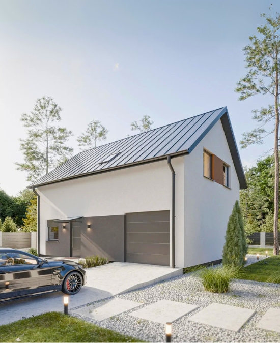 Dom prefabrykowany Piętrowy 130A - HFX1021