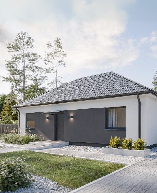 Dom prefabrykowany Parterowy 80A - HFX1003