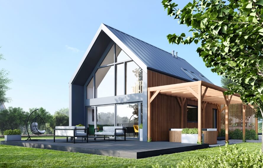 Dom prefabrykowany DH70-2 - HDH1005