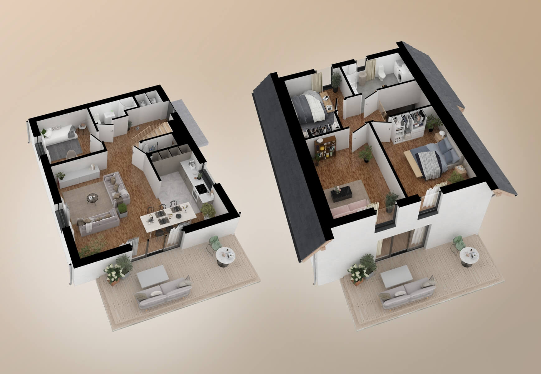 Dom murowany Perła bez garażu - HDD1009