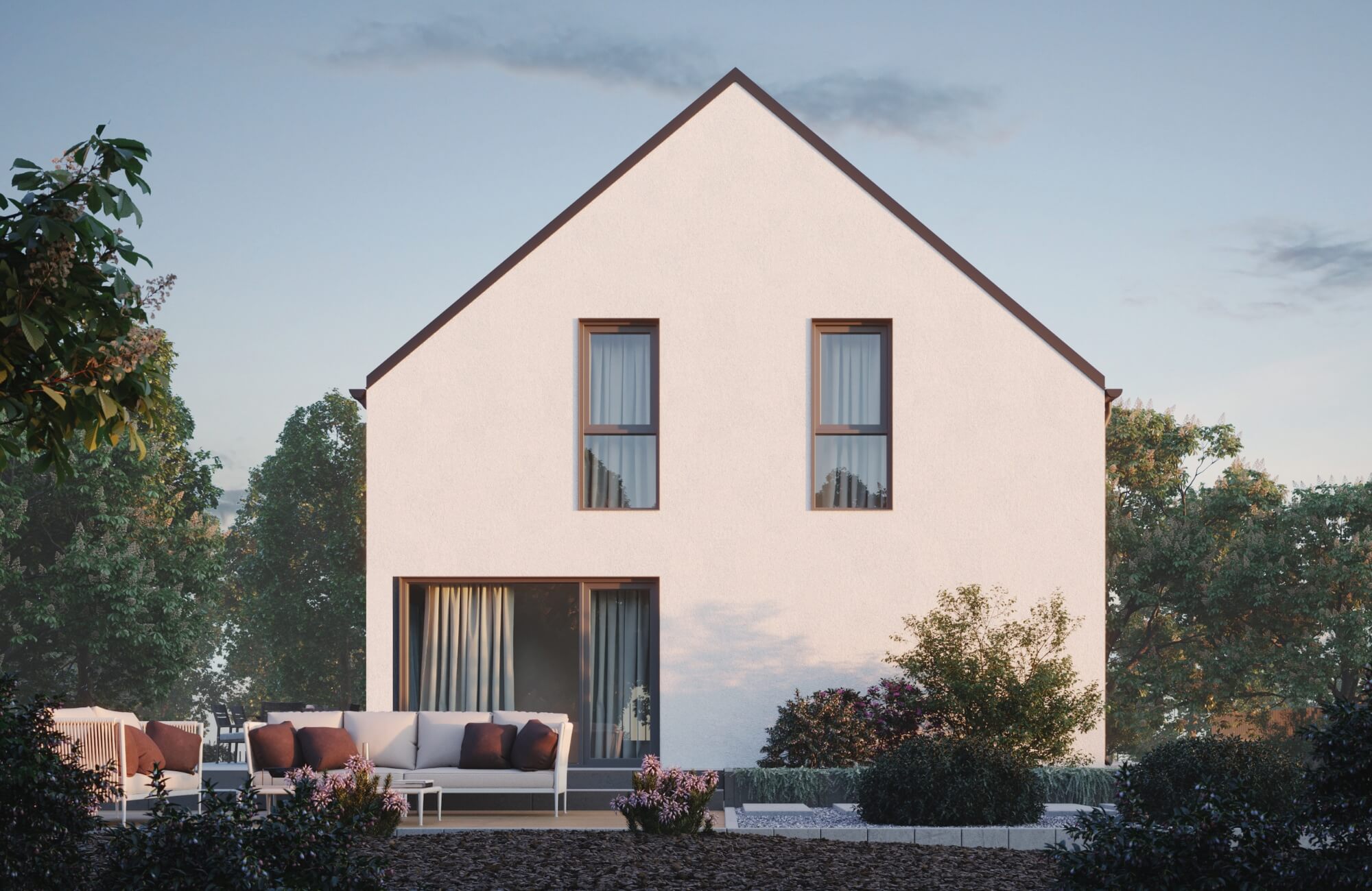 Dom prefabrykowany P.12 bez okapu - HPK1020