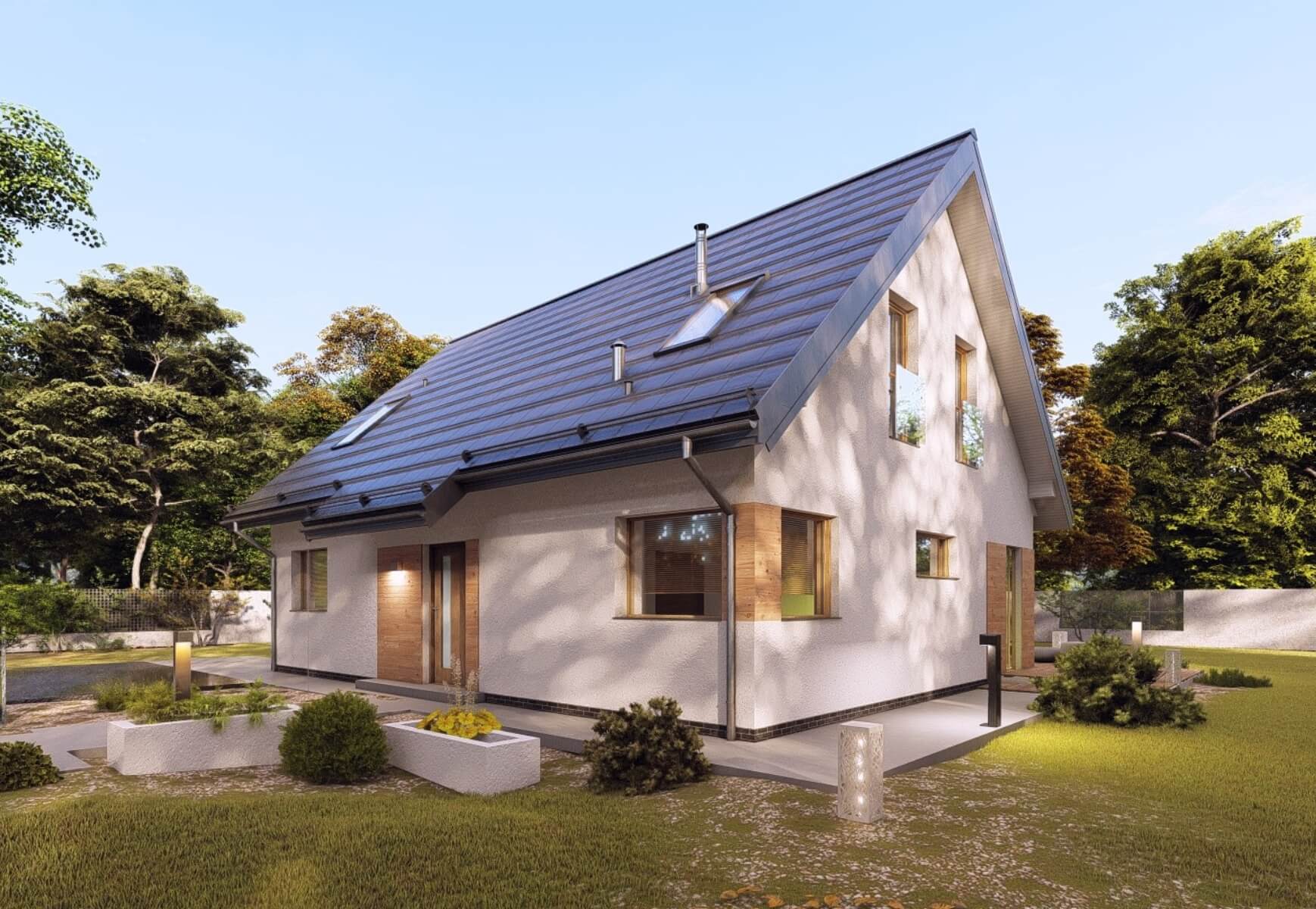 Dom keramzytowy Dom na 10 sposobów wersja klasyczna - HAK1002