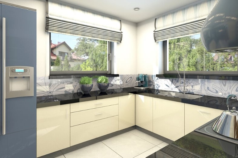 Dom murowany Bursztyn z garażem - HDD1006