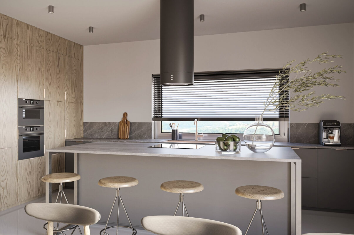 Dom prefabrykowany P.1 bez okapu - HPK1012