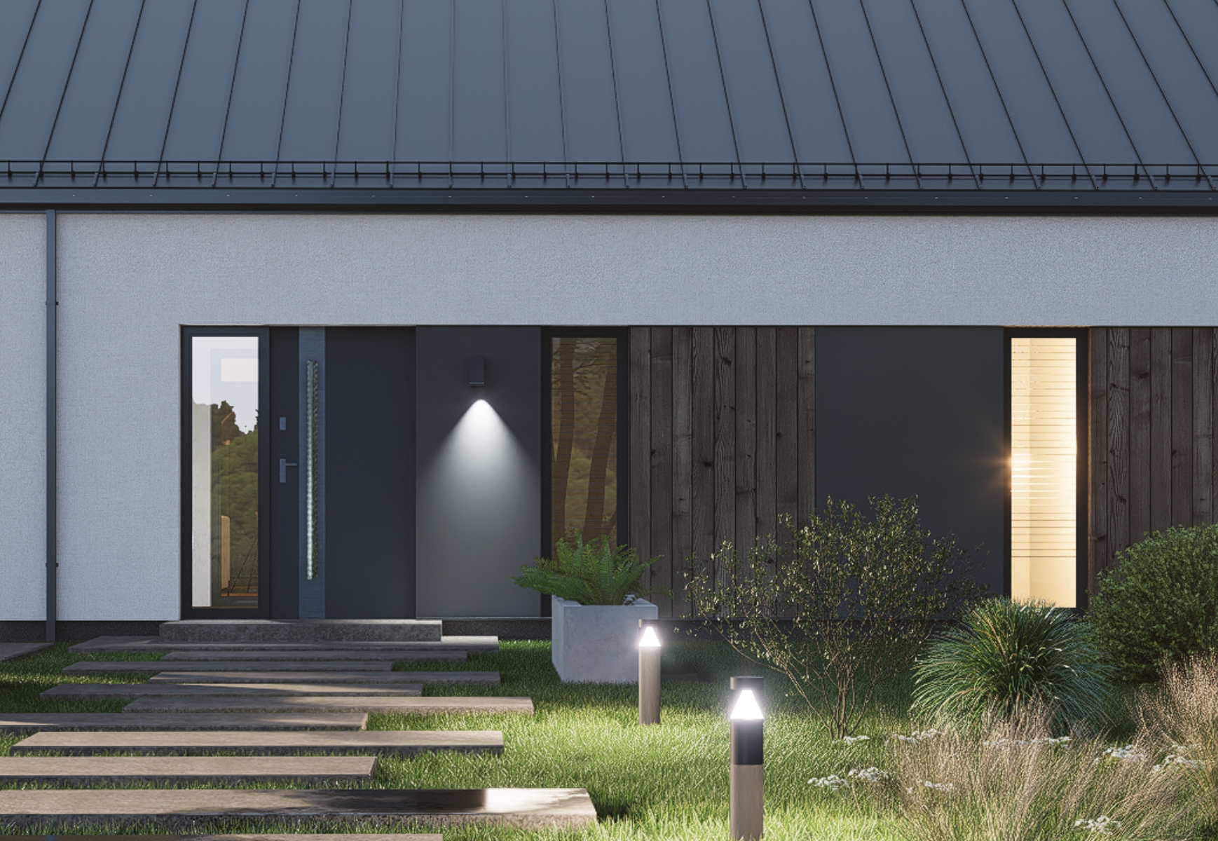 Dom keramzytowy Atrakcyjna Stodoła wariant 2 - HAK1000