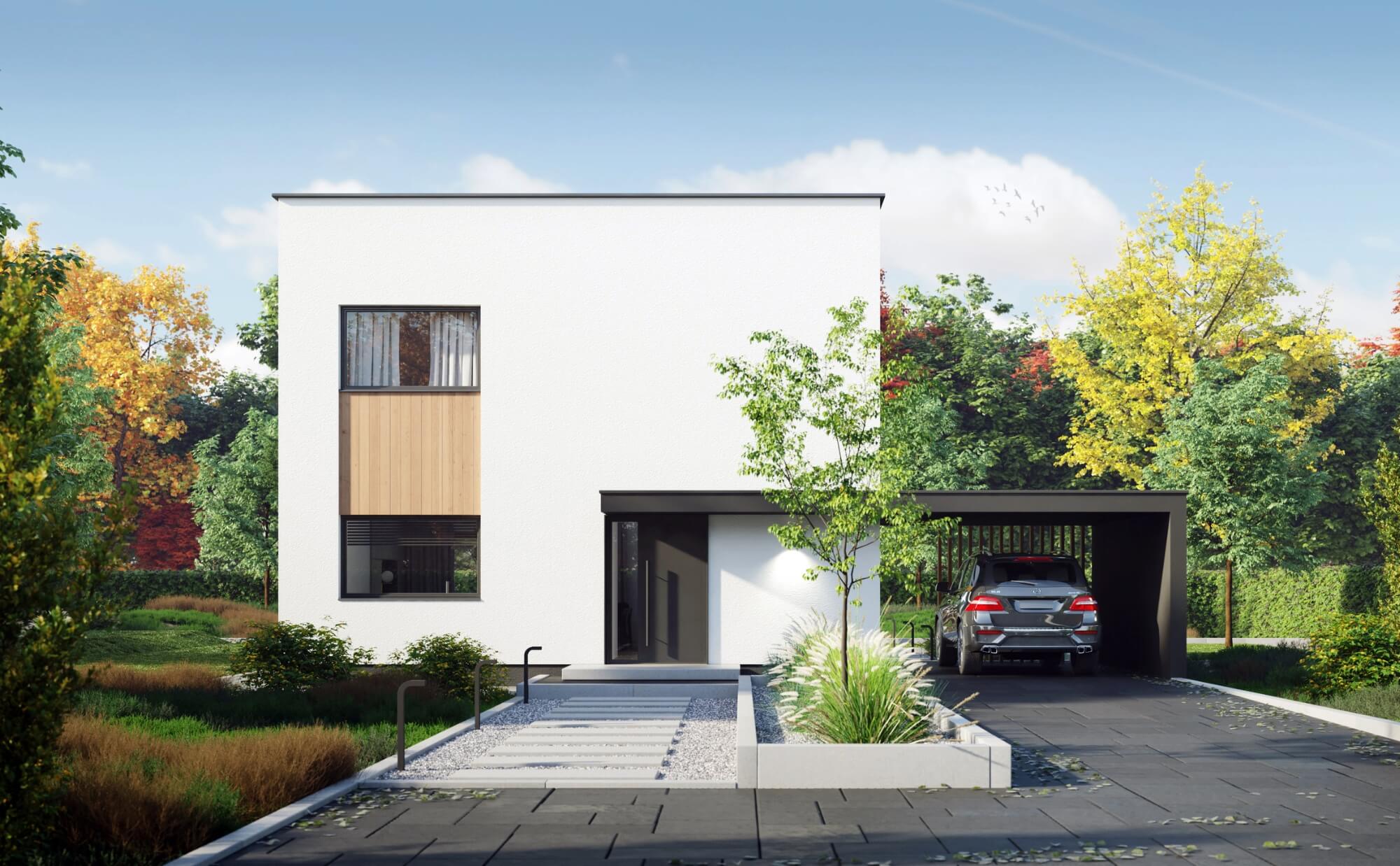 Dom prefabrykowany P.9 - HPK1008