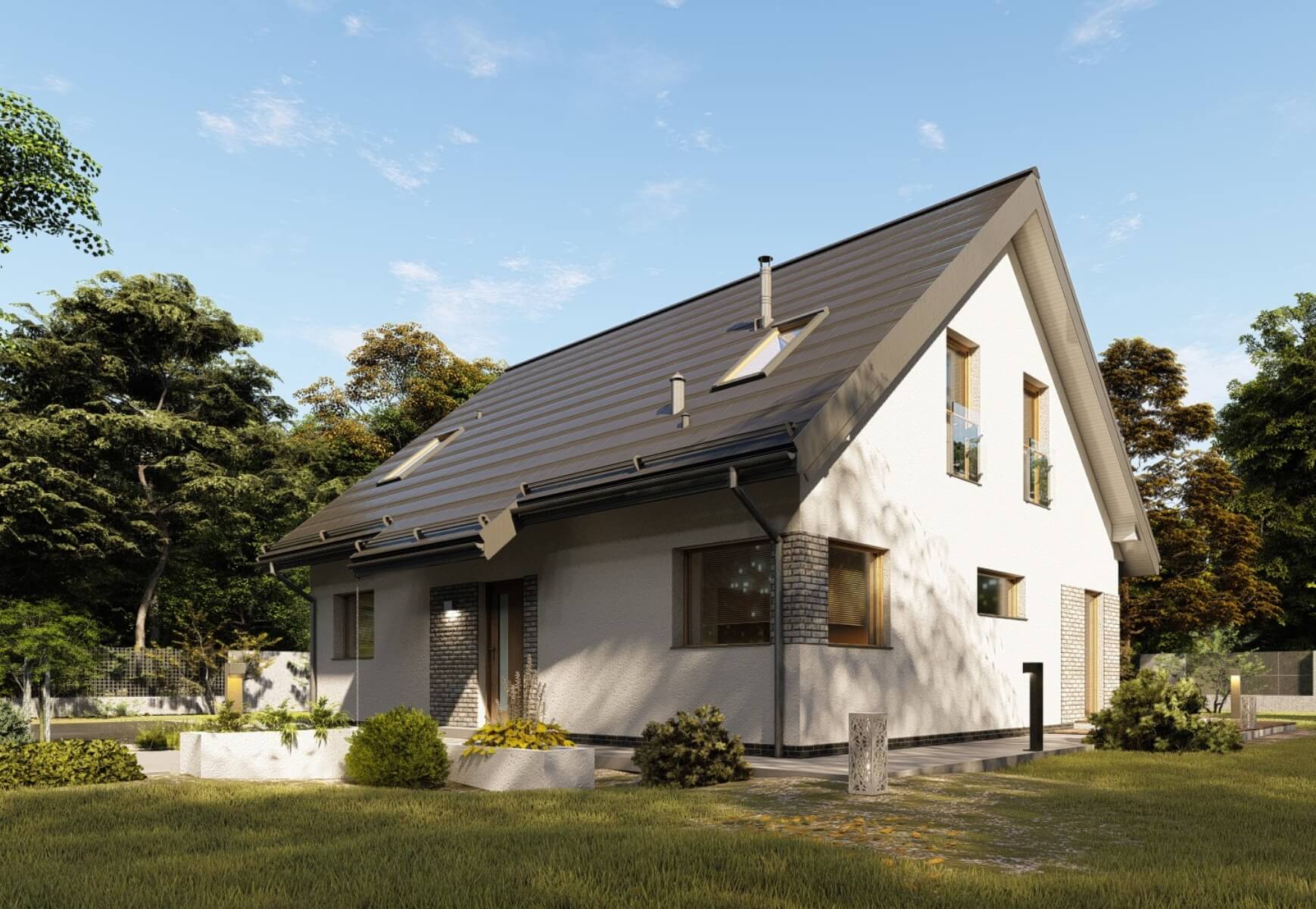 Dom murowany Dom na 10 sposobów wersja klasyczna - HAD1005