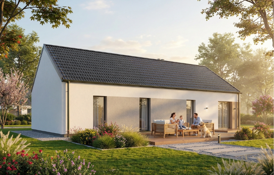 Dom prefabrykowany FastHome 120 - HFX1033