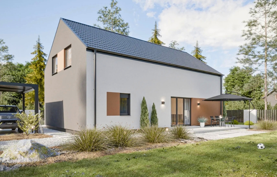 Dom prefabrykowany Stodoła 180C - HFX1029