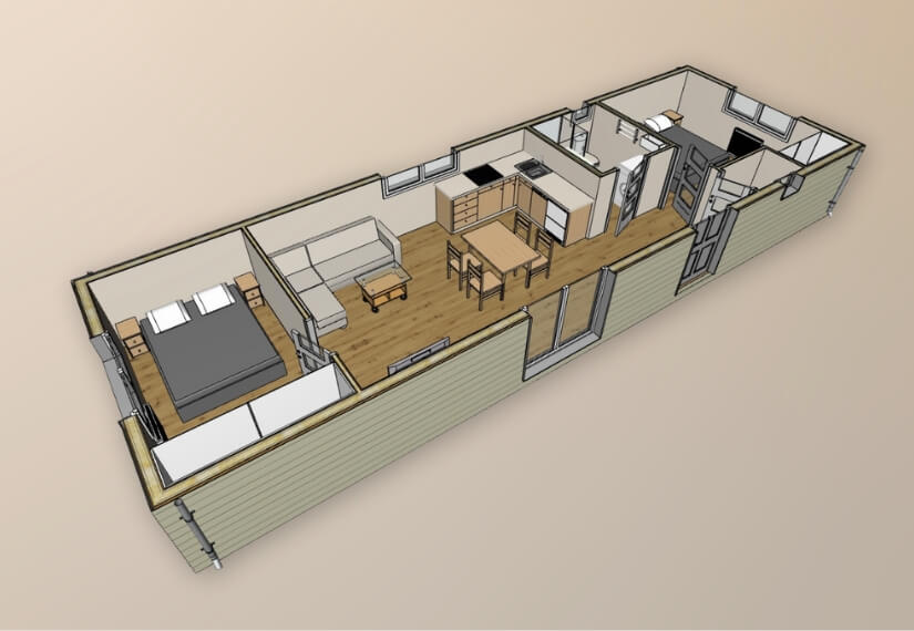 Dom mobilny SunStone - HLL1002